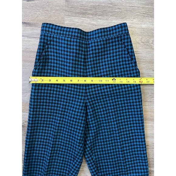 Marcella Wool plaid pants Size 2 Made In Italy - Picture 6 of 8